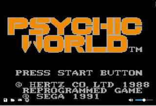Tela do jogo Psychic World Game Gear