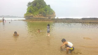 Parang dowo, pantai ramah anak di malang selatan