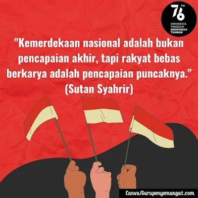 Gambar Ucapan Hari Kemerdekaan Indonesia dari Para Pahlawan Nasional (2)