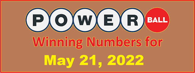 PowerBall Winning Numbers for Saturday, May 21, 2022