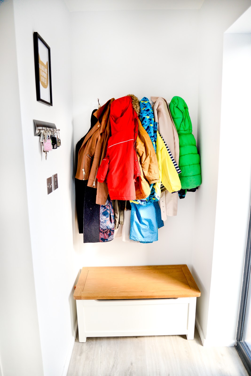 porch storage, entryway, entryway storage, entryway organisation, porch organisation, porch tour, entryway tour, composite door, shoe storage, coat storage, shoe organisation