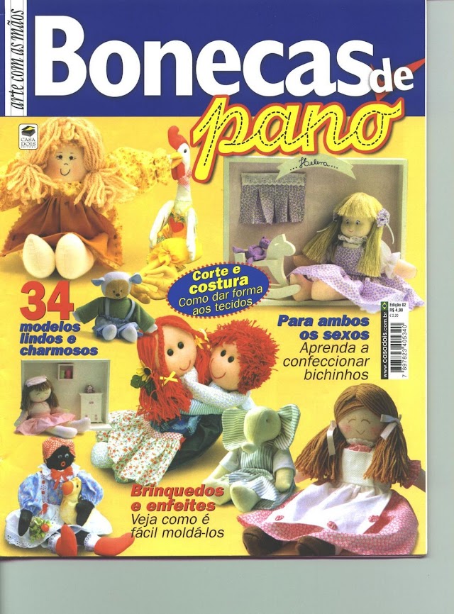 Arte Com As Mãos Bonecas De Pano N°2