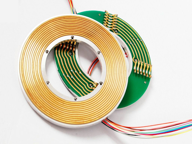 Pancake slip rings