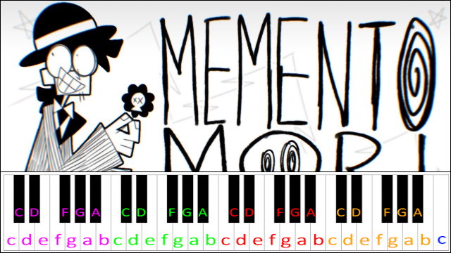 Memento Mori: The Most Important Thing In The World by Will Wood Piano / Keyboard Easy Letter Notes for Beginners