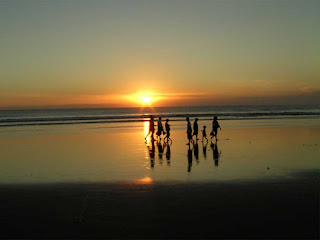 Sunset Pantai Di Bali