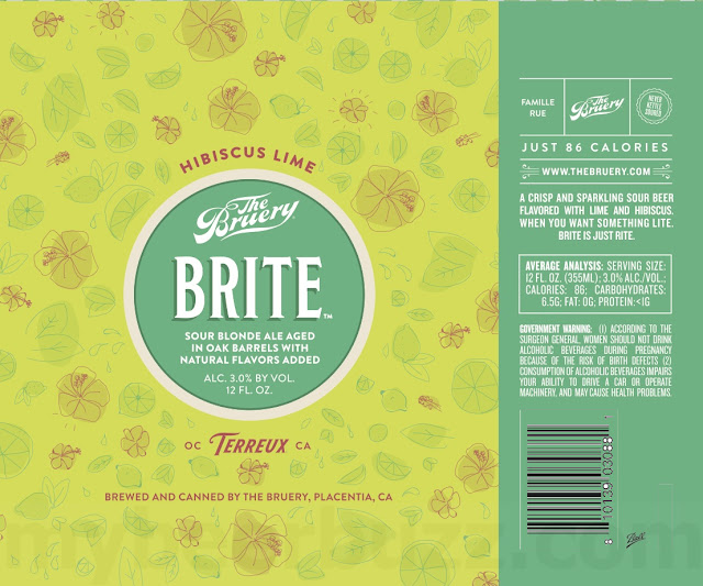 Bruery Terreux Adding Brite Coconut Vanilla & Brite Hibiscus Lime