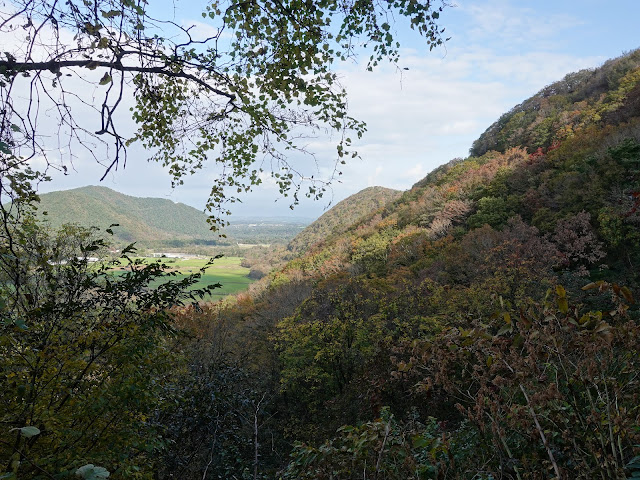 香取の山道からの眺望