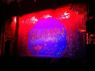 Aladdin curtain at Milton Keynes Theatre