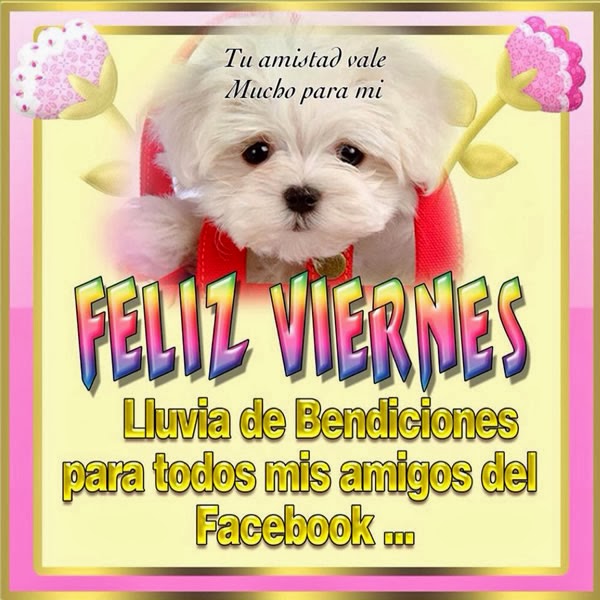 Feliz Viernes Amigos de Facebook