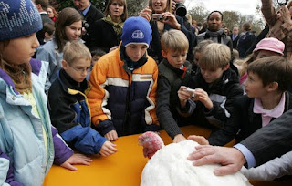 President Bush Pardons Pumpkin and Pecan in National Thanksgiving Turkey Ceremony VIDEO PODCAST