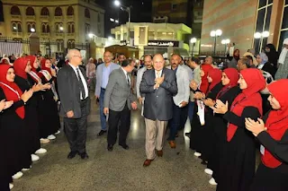 محافظ أسيوط ونائب رئيس جامعة الأزهر يفتتحان معرض "ومضة" للطالبات