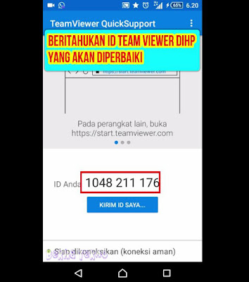 Cara Memperbaiki Hp Orang Lain Dari Jarak Jauh Dengan Mudah Menggunakan TeamViewer Quick Support