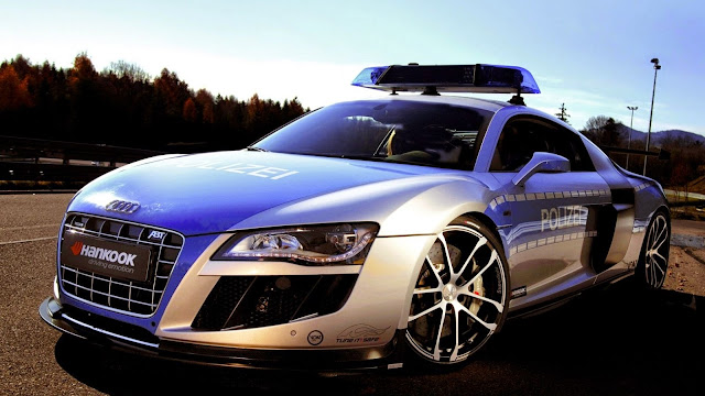 1829-Audi Police Car HD Wallpaperz