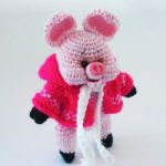 patron gratis cerdo amigurumi | free pattern amigurumi pig 