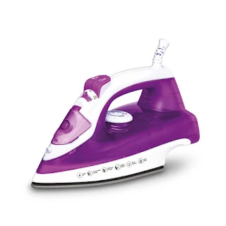 KENT Luxe Steam Iron | 2000W | Powerful Steam Output Upto 25 G/Min | Steam Burst | Ceramic-Coated Non-Stick Sole Plate | Vertical and Horizontal Steam | Purple