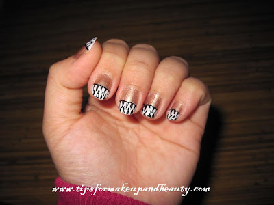 black and white nail art designs. I did my nail designs