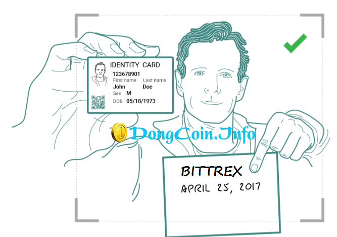 Up giấy tờ tùy thân lên Bittrex