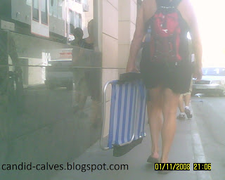 candid defined calves fetish