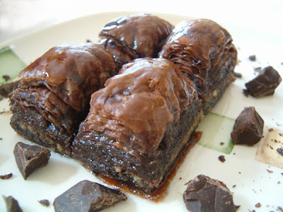 Chocolate Baklava recipe; Baklava recipe; Chocolate recipe; Dessert recipe; Baklava;  