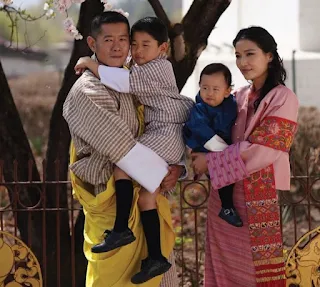 King of Bhutan and heir apparent