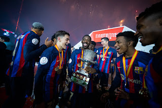 Barcelona are Super Cup Champions after beating Real Madrid 3-1 in final at the King Fahd Stadium in Riyadh
