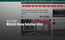 Kalahnya Blogger Indie Dengan Website Besar!