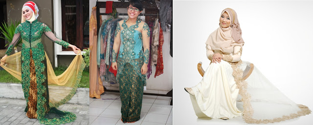 model baju kebaya modern untuk wanita gemuk