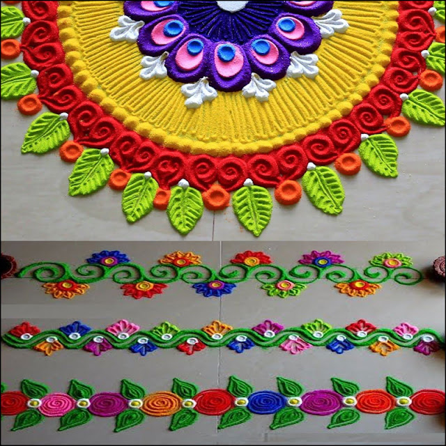 Border Rangoli Design Patterns for Diwali 2022