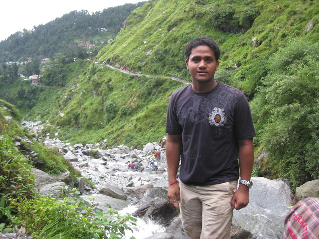 near bhagsu naag waterfall