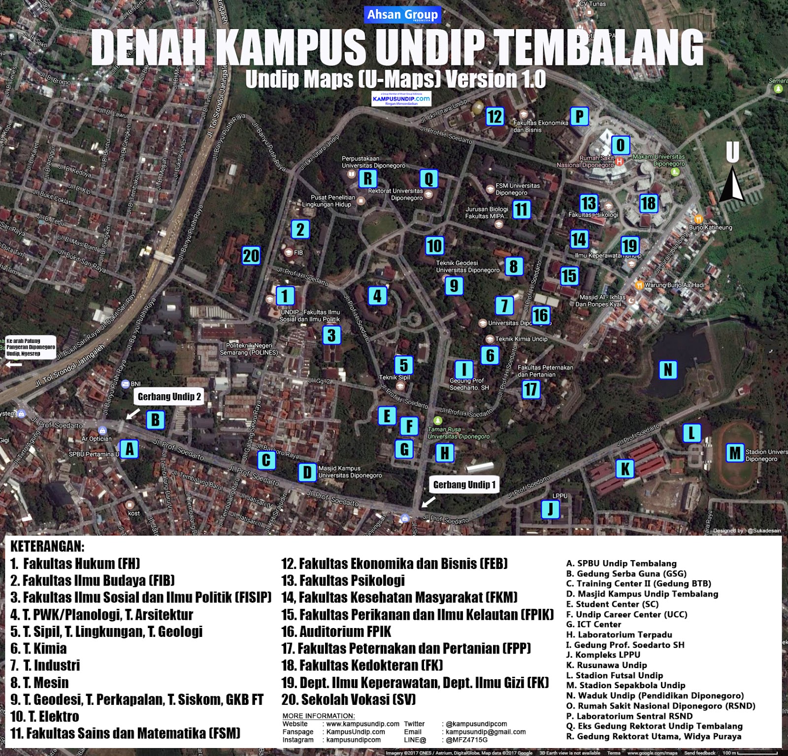 Bagi Anda yang ingin men ahui lokasi dan tempat tempat di Universitas Diponegoro atau peserta test