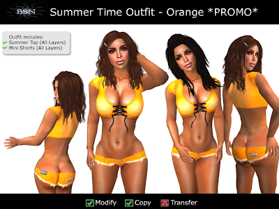 BSN Summer Time Outfit - Orange *Promo*