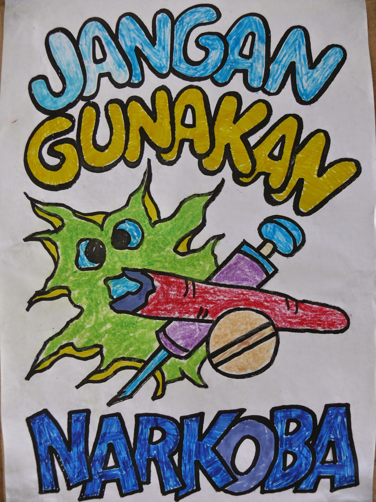 Gambar Poster Kartun Tentang Narkoba Gambar Gokil