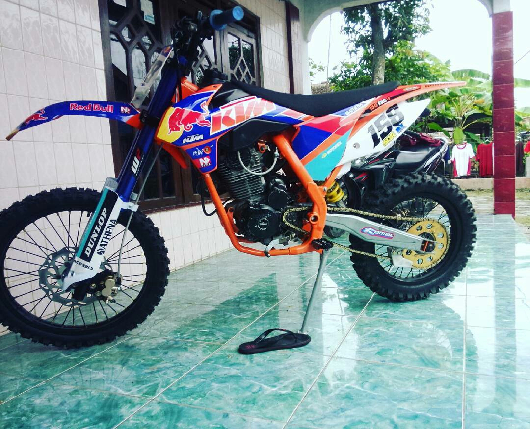 85 Modifikasi Motor Cross Tiger Terbaik Kucur Motor