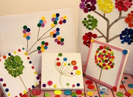 canvas arts and crafts ideas