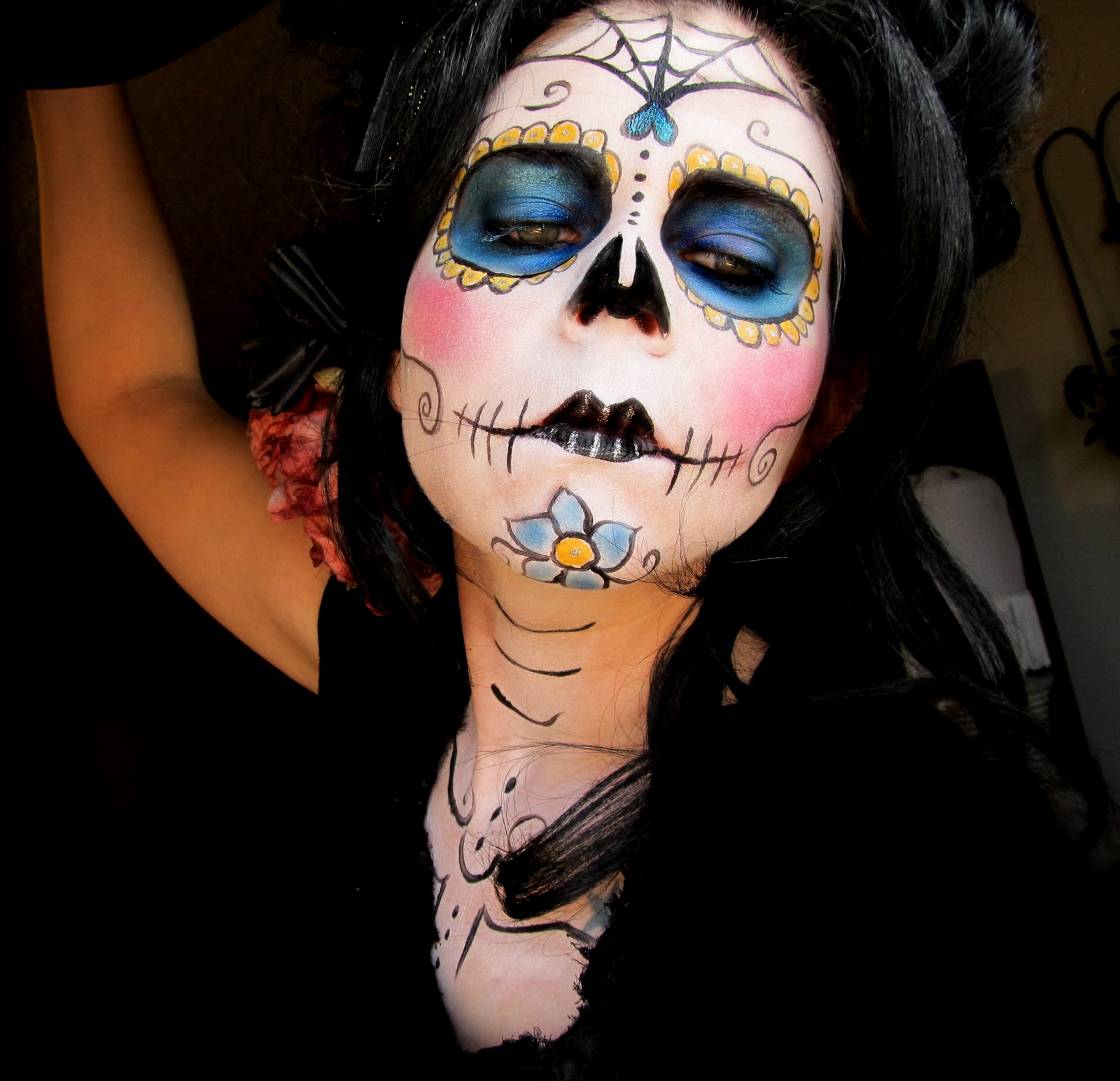Enchanted Revolution Day  of the Dead  Make up 