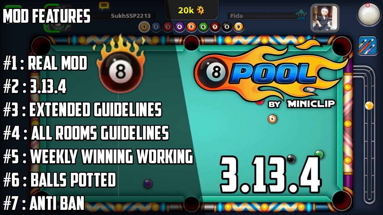 8 ball pool 3.13.4 Legendary Longline Mod Anti ban Free ... - 