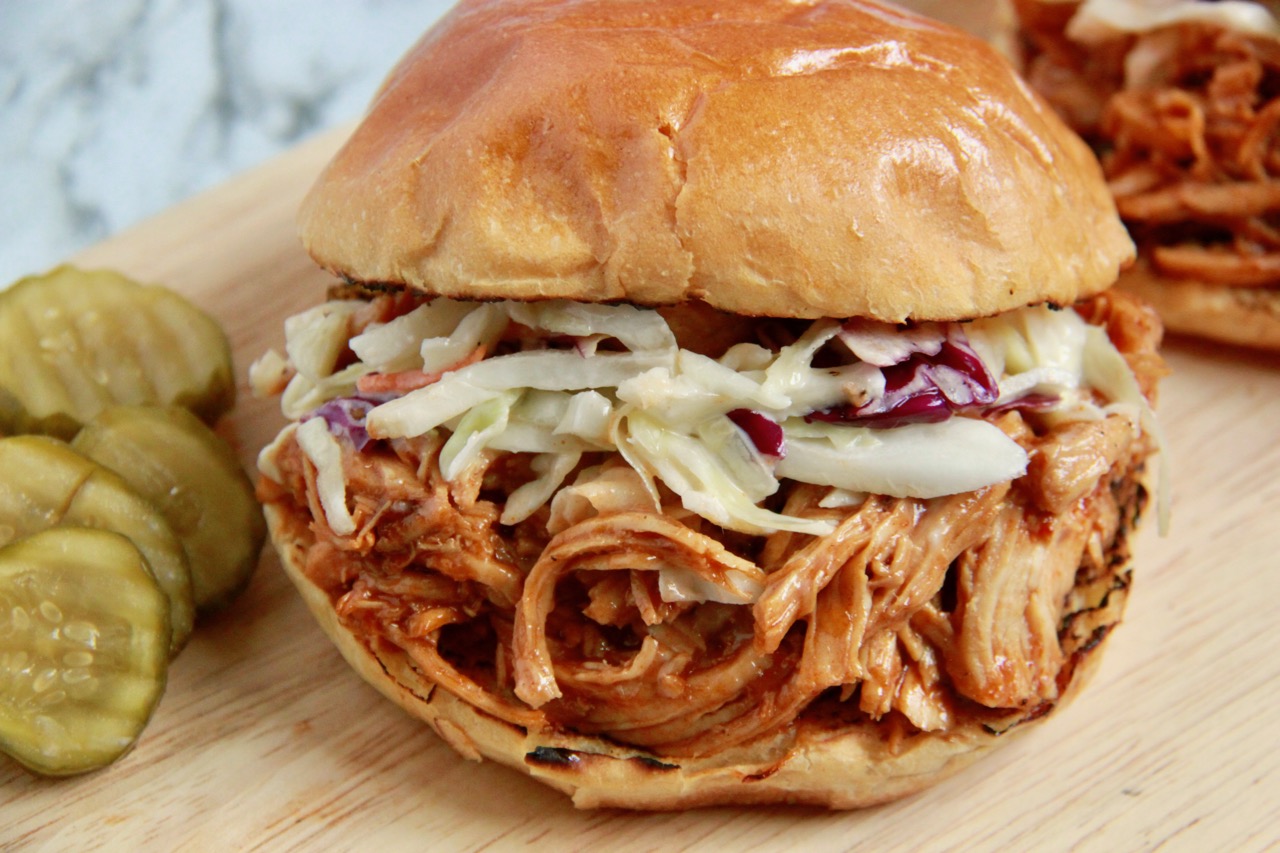 Instant Pot Shredded BBQ Chicken