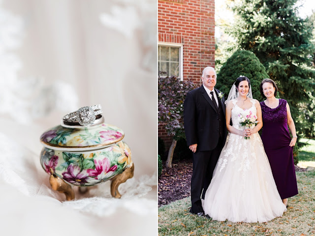 Fall Wedding in Bowie MD at Ascension Catholic Church and Comfort Inn & Conference Center | Photos by Heather Ryan Photography