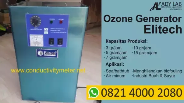Ady Water jual ozone generator water treatment merek Elitech