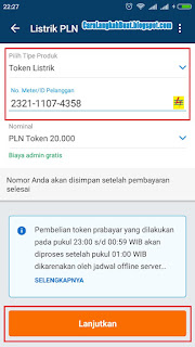 cara beli token listrik di Traveloka bayar transfer via ATM