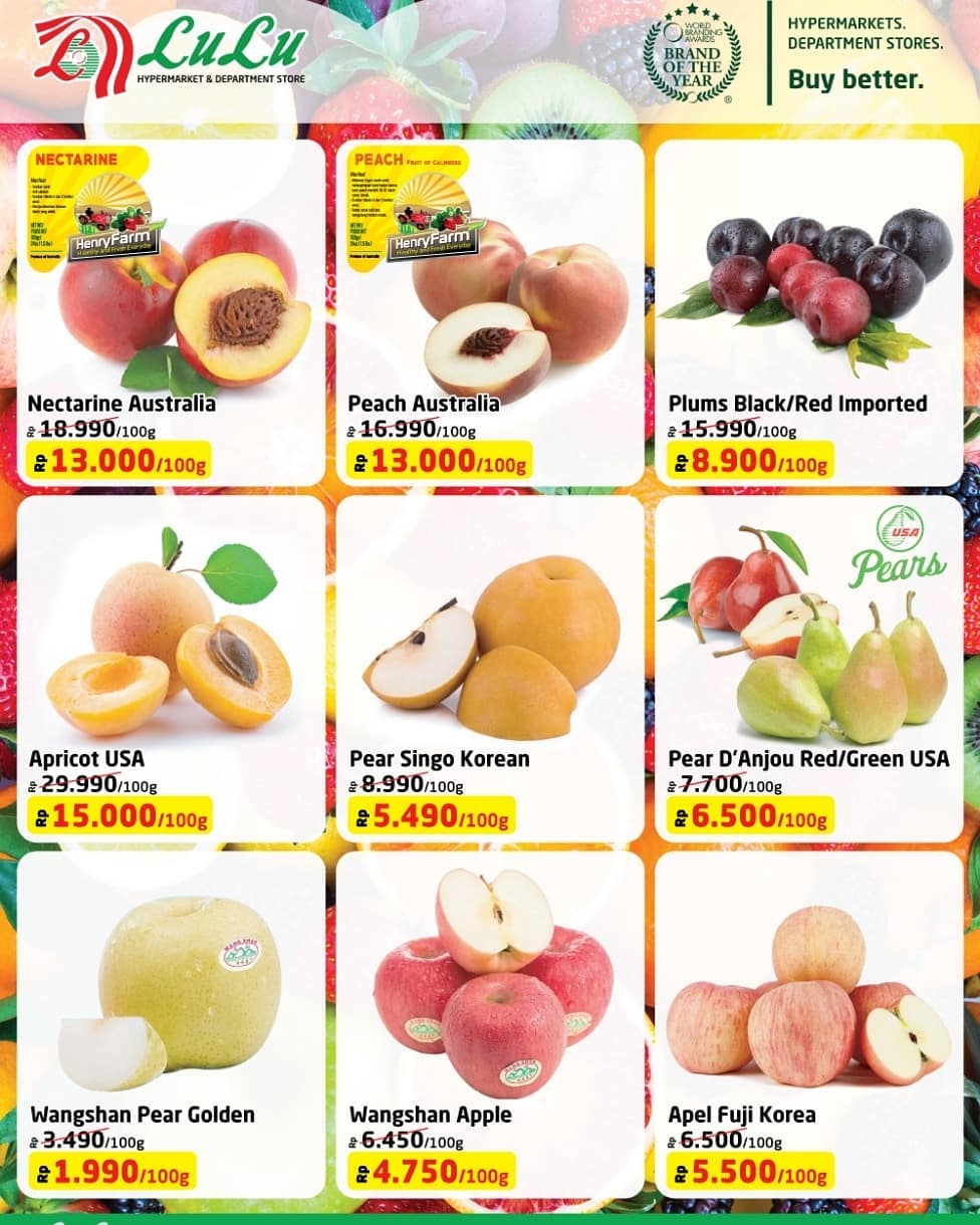 #LuluStore - Promo Exotic Fruits Imported Fair Periode 18 - 31 Desember 2018