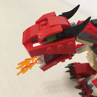 LEGO 31032　クリエイター　ファイヤードラゴン　レビュー