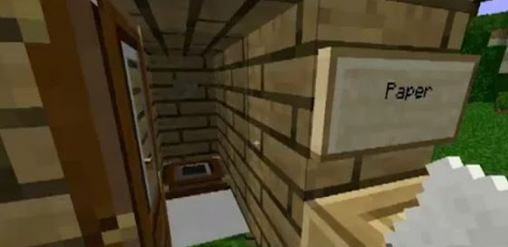 Toilettes Minecraft