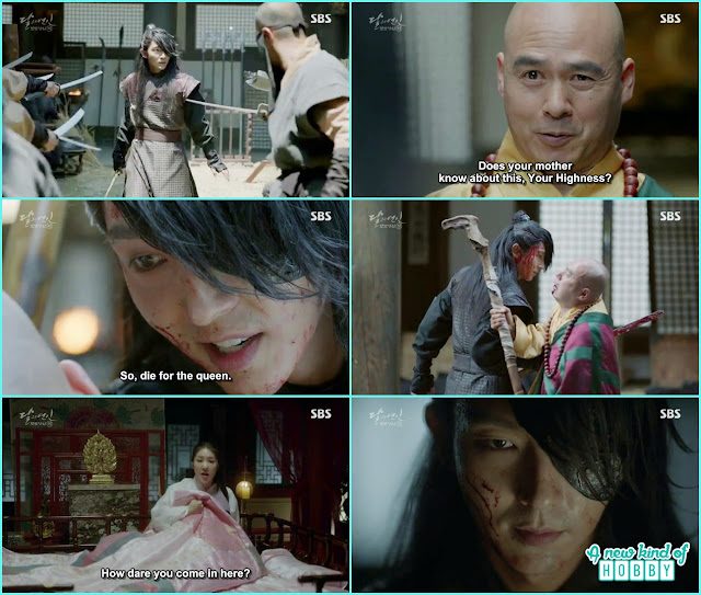  4th prince wang so fight with monk and other people - Moon Lovers: Scarlet Heart Ryeo - Episode 3 Review