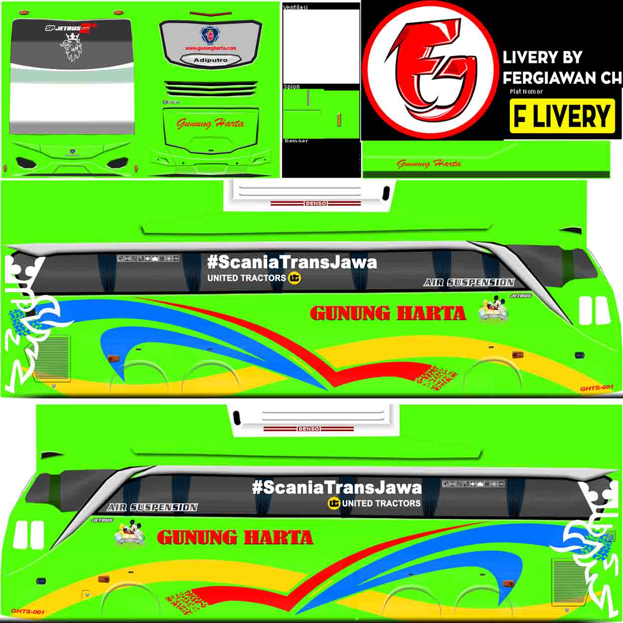 livery bussid gunung harta tronton