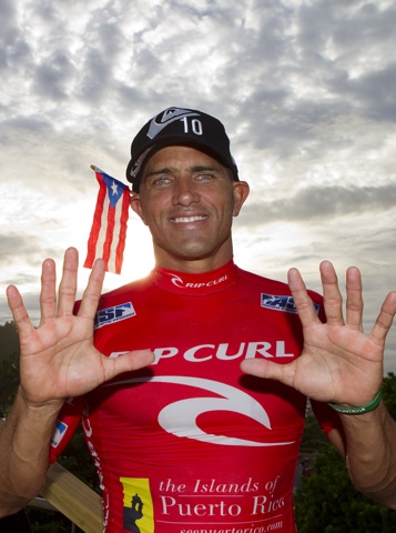 Tentime surfing world champ Kelly Slater