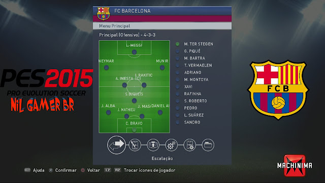 Terbaik PES 2016 Ala Barcelona Team Work