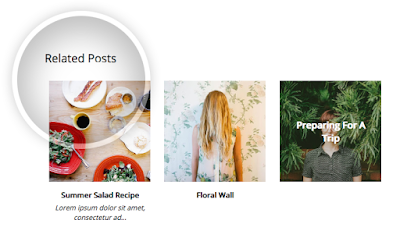 related posts widget, blogger widget