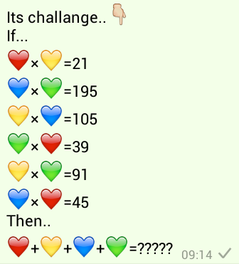 Its Challenge..Red, Yellow, Blue, Green Heart Puzzle