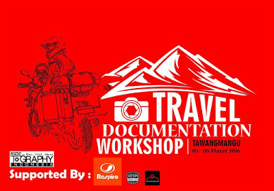 1st Gathering event Ridetography Indonesia yang berjudul "TRAVEL DOCUMENTATION WORKSHOP"